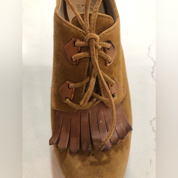 Michael Kors Suede Wedge Shoes - Picture 4 of 7